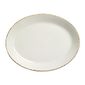 VV1316 Brown Dapple Oval Coupe Plates 280mm (Pack of 12)