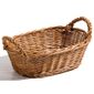 D2583 Wooden Display Basket with Side Handles Brown 300mm