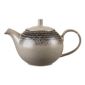 DM434 Studio Prints Homespun Charcoal Black Teapot 426ml (Pack of 4)
