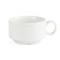 Whiteware CB471  Stacking Espresso Cups White 85ml (Pack of 12)