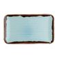 Harvest  FX161 Organic Rectangular Plates Turquoise 270mm (Pack of 12)