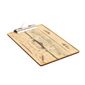 GM301 Wood Effect Menu Clipboard A5