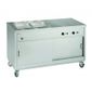 HOT181/2BM 1800mm Wide Mobile Hot Cupboard With Bain Marie Top