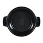 DY786 Black Igneous Stoneware Individual Dish 120mm (Pack of 6)