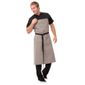 Portland B351 Bib Apron Fine Stripe Grey