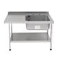 E20612L 1500mm Stainless Steel Sink (Self Assembly)