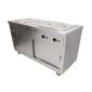 HOT15BM 1500mm Wide Mobile Hot Cupboard With Bain Marie Top