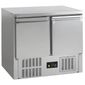 Gastro-Line GS91 260 Ltr 2 Door Stainless Steel Refrigerated Prep Counter