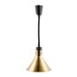 DY465 Conical Retractable Heat Shade Pale Gold Finish