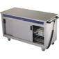 HC40MS 1600mm Wide Mobile Hot Cupboard With Plain Top