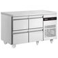 PN22-HC Heavy Duty 274 Ltr 4 Drawer Stainless Steel Refrigerated Prep Counter