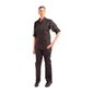 Hartford BB083-S Unisex Lightweight Chef Jacket Black Size S
