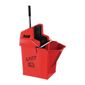 FT332 NU Lady 2 Combine System Mop Bucket and Wringer Red 9Ltr