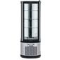 CD400R 360 Ltr Freestanding Curved Glass Refrigerated Cake Display Fridge