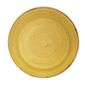 CN312 Round Coupe Plates Mustard Seed Yellow 165mm (Pack of 12)