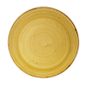 CN312 Round Coupe Plates Mustard Seed Yellow 165mm