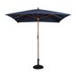 GH991 Square Double Pulley Parasol 2.5m Diameter Navy Blue