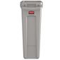 F603 Slim Jim Container With Venting Channels Grey 60Ltr