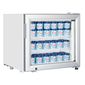 UF50G 50 Ltr Countertop Single Glass Door White Display Freezer