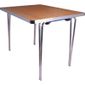 DM695 Contour Folding Table Teak 3ft