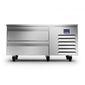 Blu BD20048 2 Drawer Stainless Steel Refrigerated Chef Base