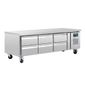 U-Series DA465 138 Ltr 6 Drawer Stainless Steel Refrigerated Chef Base