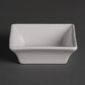 Whiteware Y136 Miniature Square Dishes 75mm (Pack of 12)