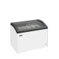 FOCUS 106 GREY 270 Ltr White Display Chest Freezer With Grey Curved Glass Lid