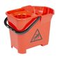 S222 Colour Coded Mop Bucket 14 Ltr Red