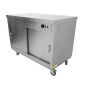 HOT15P 1500mm Wide Passthrough Mobile Hot Cupboard With Plain Top
