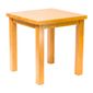 FT488 Kendal Square Dining Table Soft Oak 700x700mm
