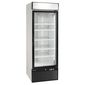 NF2500G 515 Ltr Upright Single Glass Door White Display Freezer With Canopy