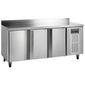 Gastro-Line CF7310 417 Ltr 3 Door Stainless Steel Freezer Prep Counter With Upstand
