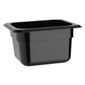 U470 Polycarbonate 1/6 Gastronorm Container 100mm Black