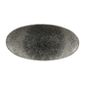 Studio Prints Raku DY212 Oval Plates Quartz Black 299mm