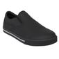 BA062-46 Recycled Microfibre Slip-on Shoes Matte Black Size 11