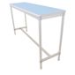 DG130-PB Enviro Indoor Pastel Blue Rectangle Poseur Table 1800mm