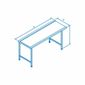 T15ENL 1500(W) x 650(D)mm Left Hand Entry Table For Classeq Passthrough Dishwashers