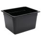 U461 Polycarbonate 1/2 Gastronorm Container 200mm Black