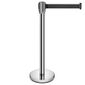 FB110 S/S Retractable Crowd Control Barrier 2m Tape