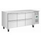 U-Series UA101 465 Ltr 6 Drawer Stainless Steel Refrigerated Prep Counter