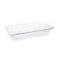U232 Polycarbonate 1/3 Gastronorm Container 65mm Clear