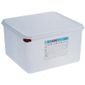 DL983 Polypropylene 2/3 Gastronorm Food Storage Containers with Lids 19Ltr (Pack of 4)