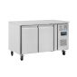 U-Series UA047 Medium Duty 282 Ltr 2 Door Stainless Steel Refrigerated Prep Counter