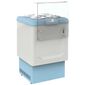 DOLCE VITA4 4 x Carapine Pan White Flat Glass Ice Cream Display Freezer