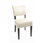 GF958 Chunky Faux Leather Chair Cream (Pack of 2)