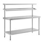 CB909 1800w x 600d mm Stainless Steel Chefs Prep Station