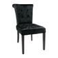 DR307 Black Crushed Velvet Dining Chair (Pack of 2)