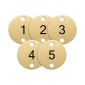 DY774 Table Numbers Bronze (1-5) (Pack of 5)