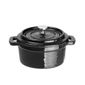 Y259 Cast Iron Round Mini Pot Black